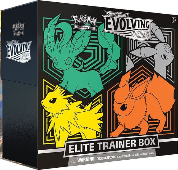 Evolving Skies Elite Trainer Box — Flareon/Jolteon/Umbreon/Leafeon