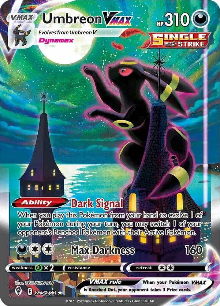 Umbreon Pokémon single card